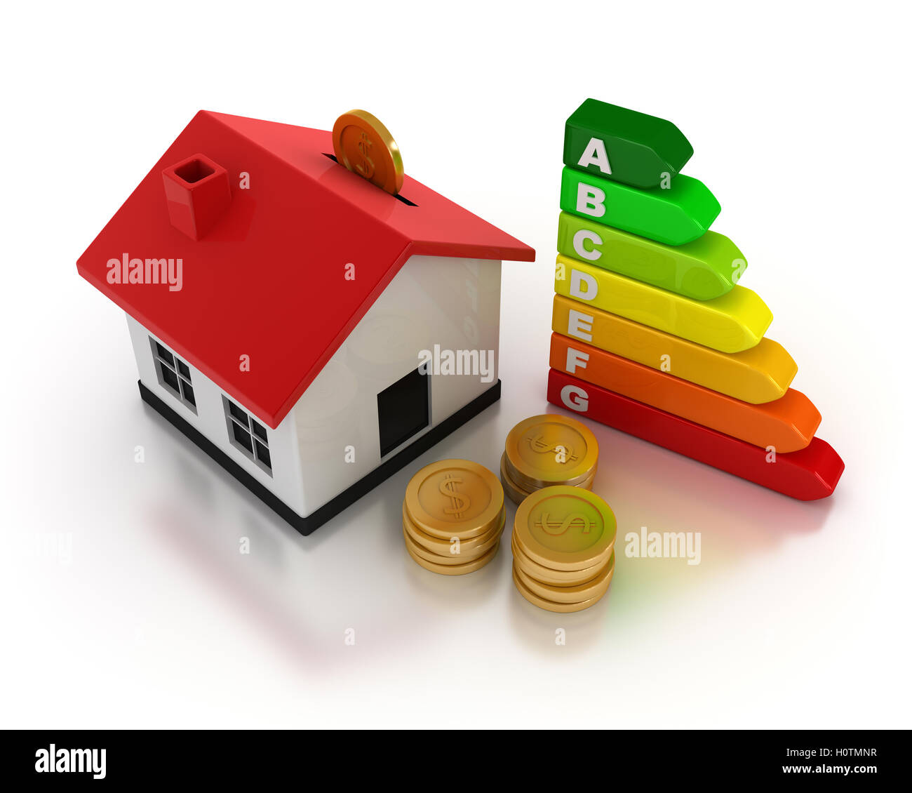 House and economy concept Stock Photo Alamy