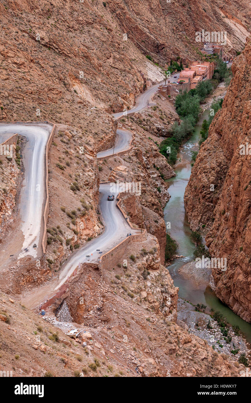 Dades Gorge Morocco Hair Pin Turn Washed Out After Heavy Rain