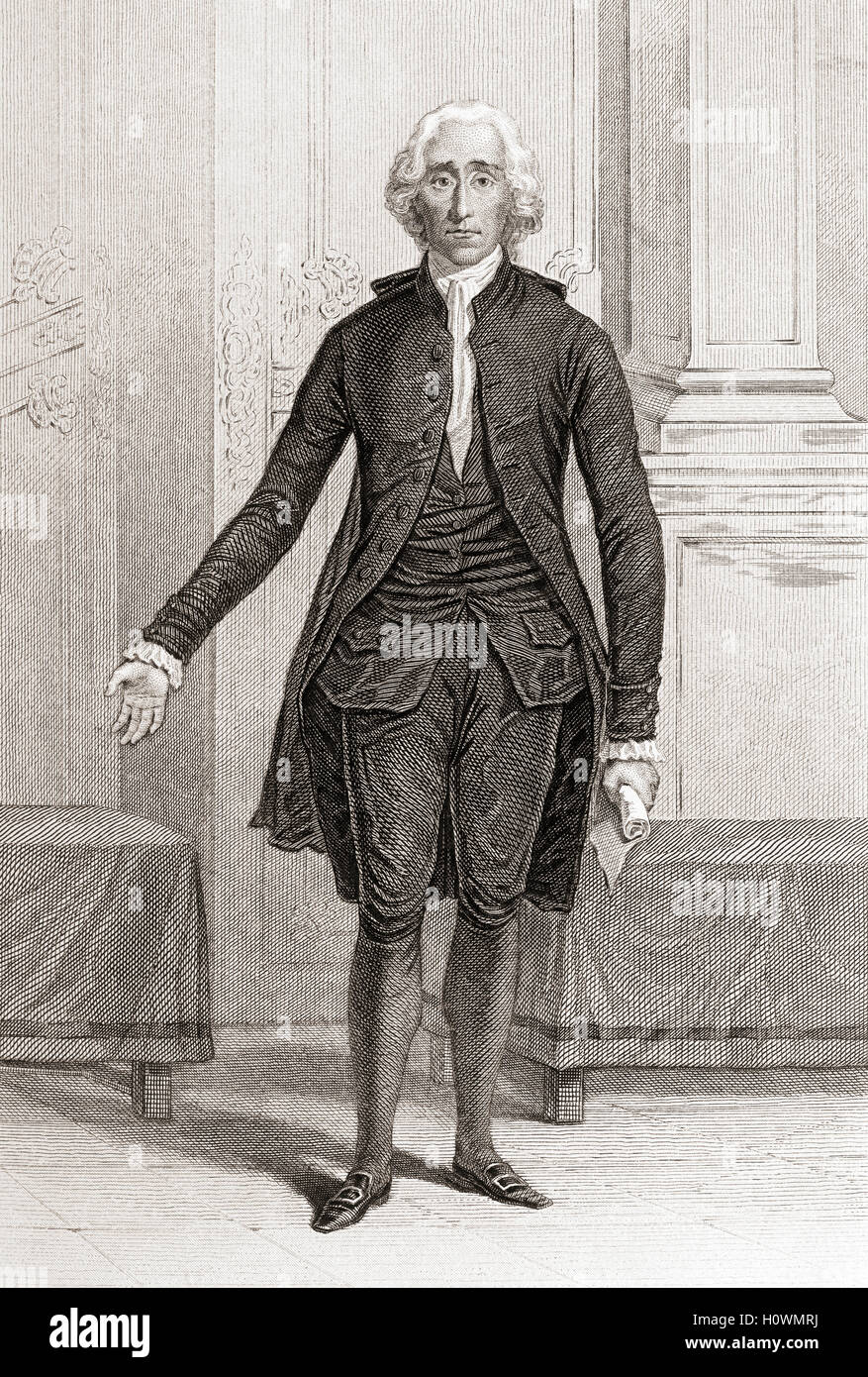 Jean Sylvain Bailly, 1736 – 1793. French astronomer, mathematician,  freemason and political leader of the early part of the French Revolution  Stock Photo - Alamy