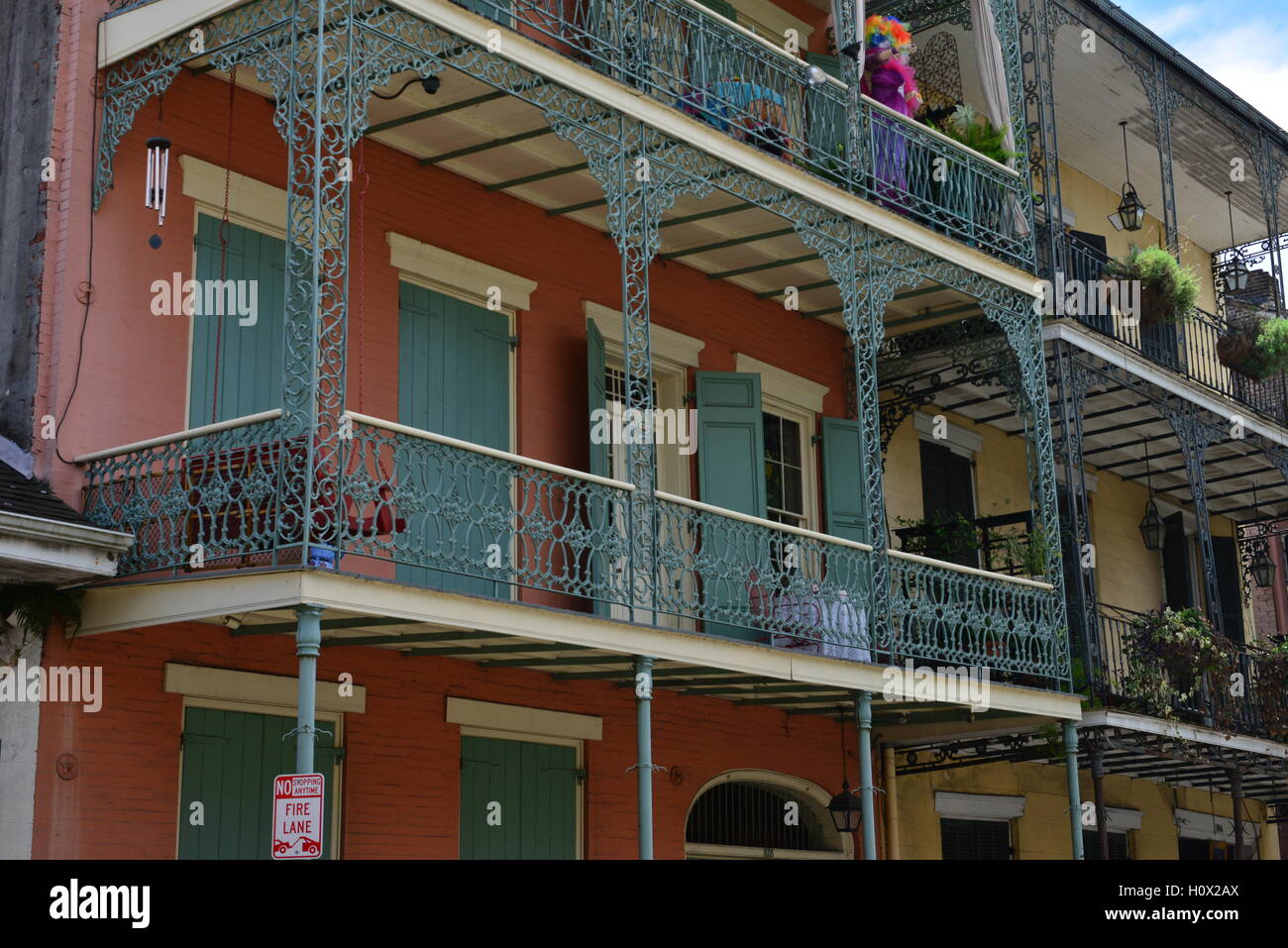 Royal Street in New Orleans. Stock Photo