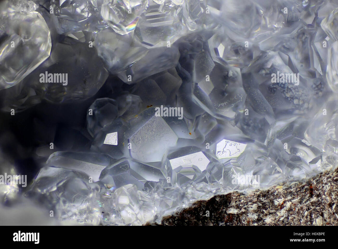 Natural gem quality crystals of analcime Stock Photo Alamy