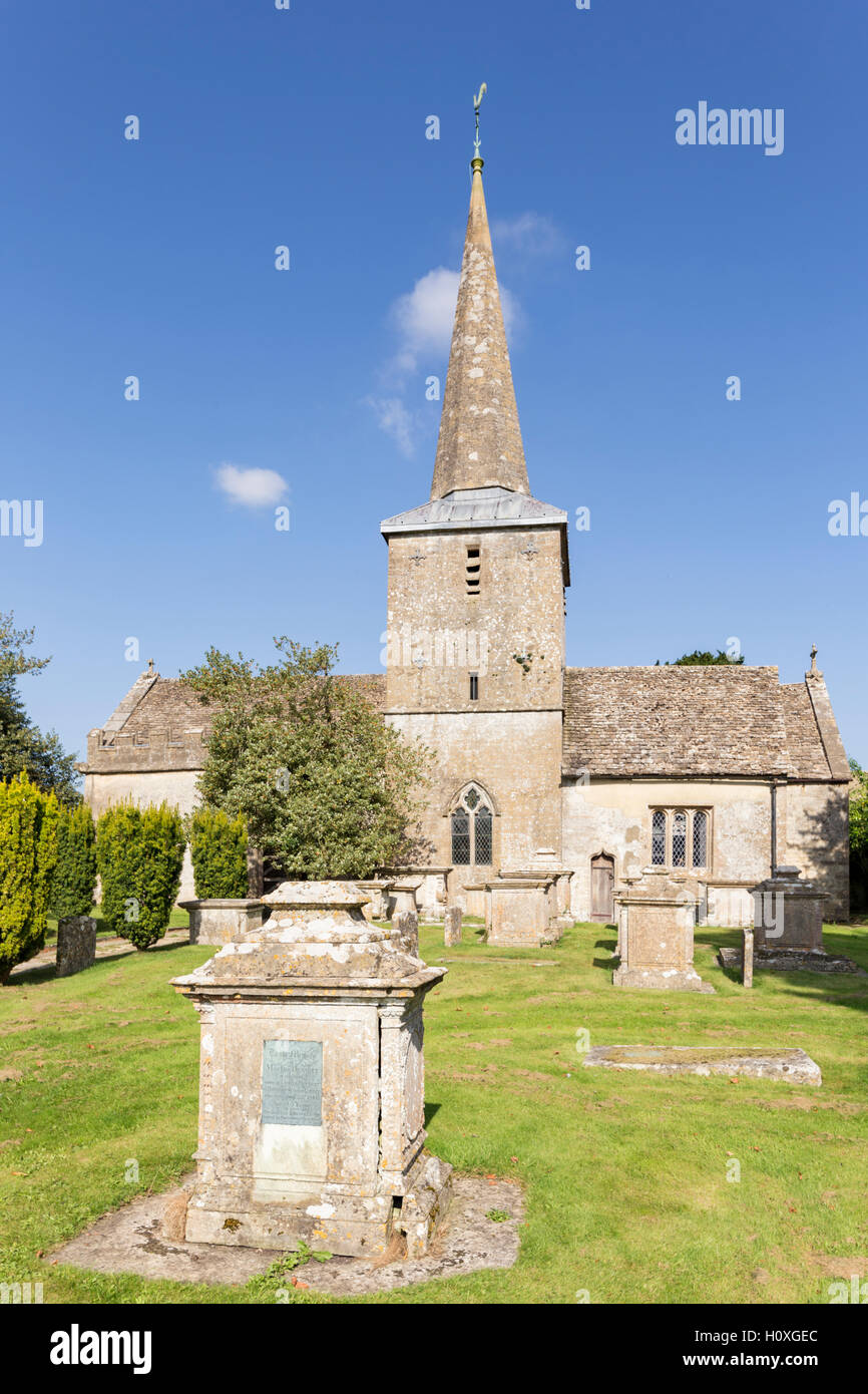 the Cotswold village of Rodmarton and St Matthew Church ...