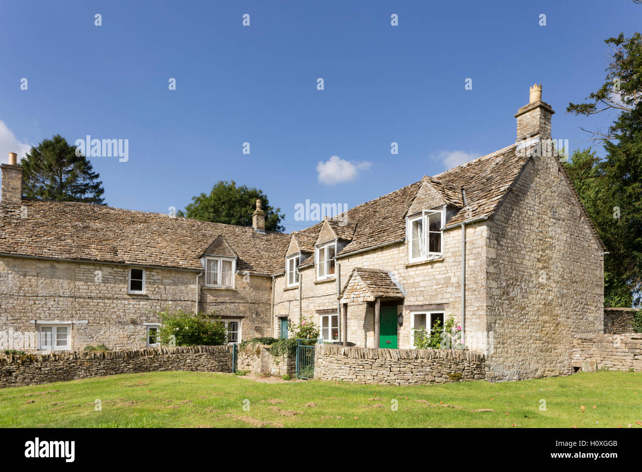 the Cotswold village of Rodmarton, Gloucestershire, England, UK Stock ...