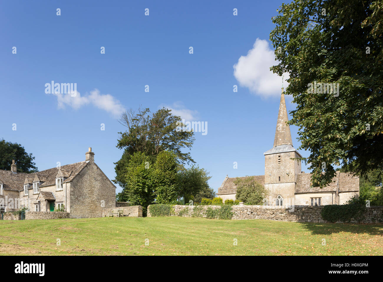 the Cotswold village of Rodmarton and St Matthew Church ...