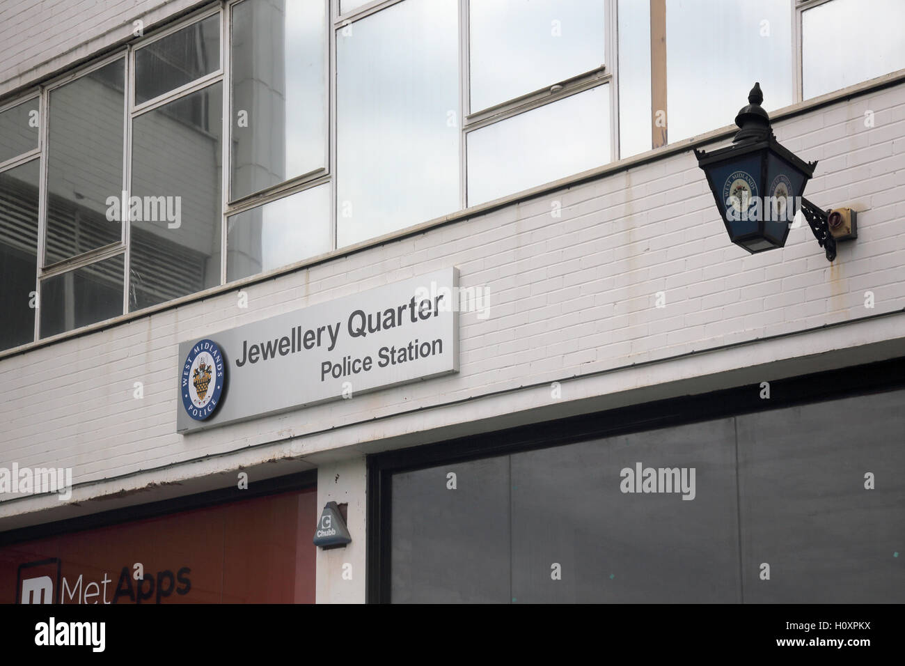 police station in the the jewellery quarter birmingham Stock Photo