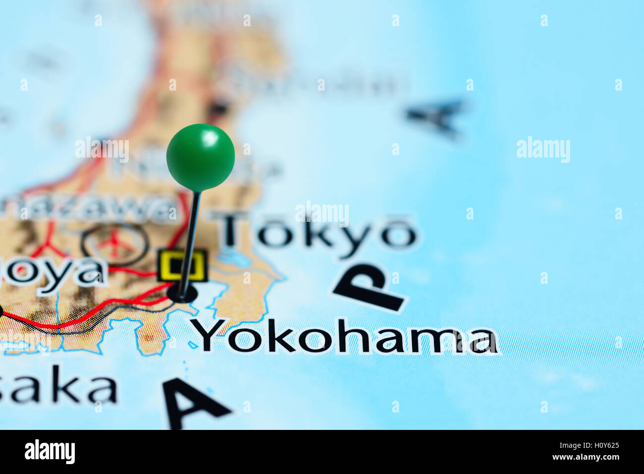 Map of yokohama hi-res stock photography and images - Alamy