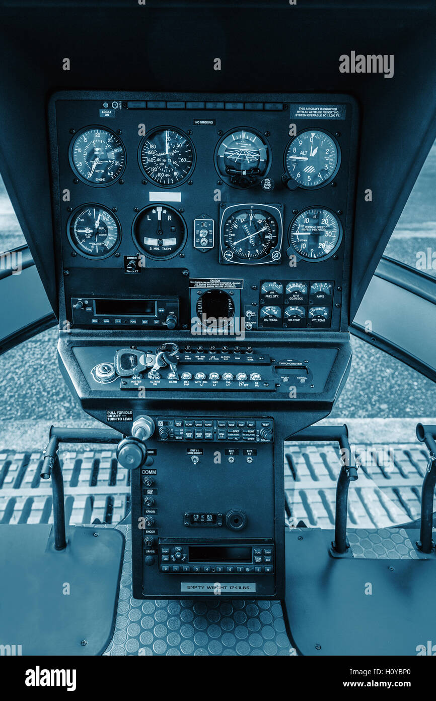 Helicopter Cockpit Controls