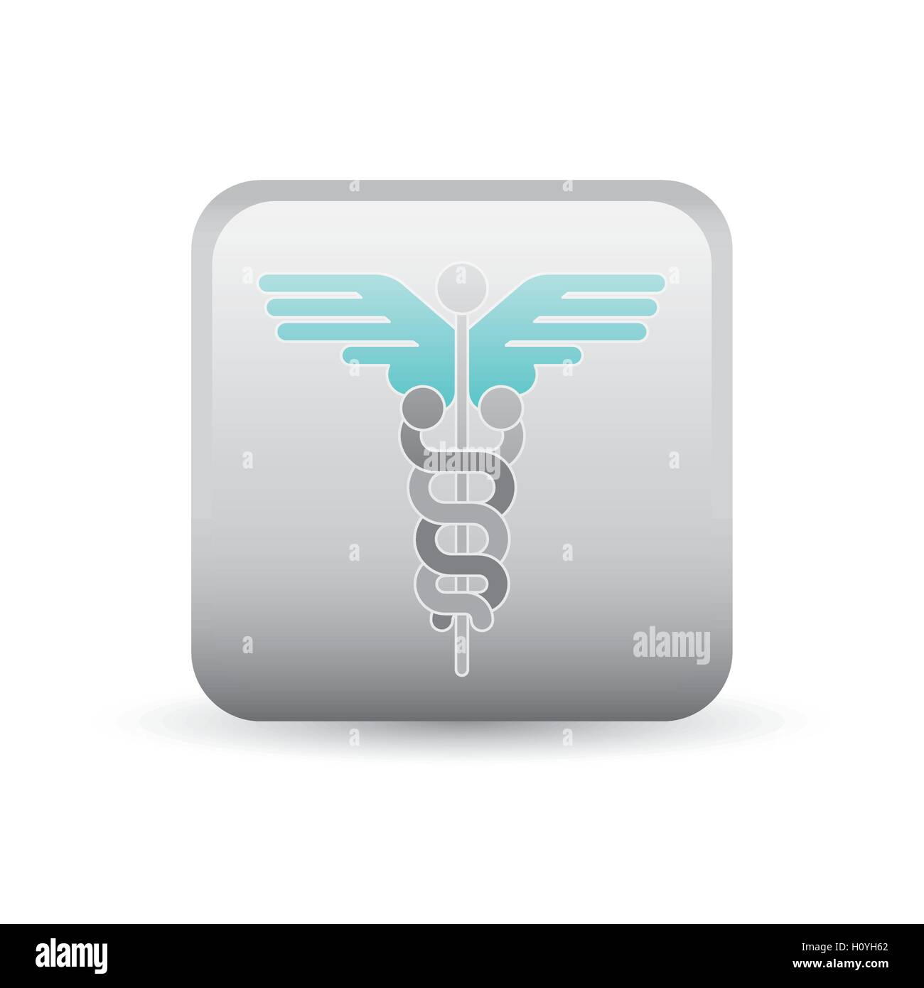 Caduceus inside frame design Stock Vector Image & Art - Alamy