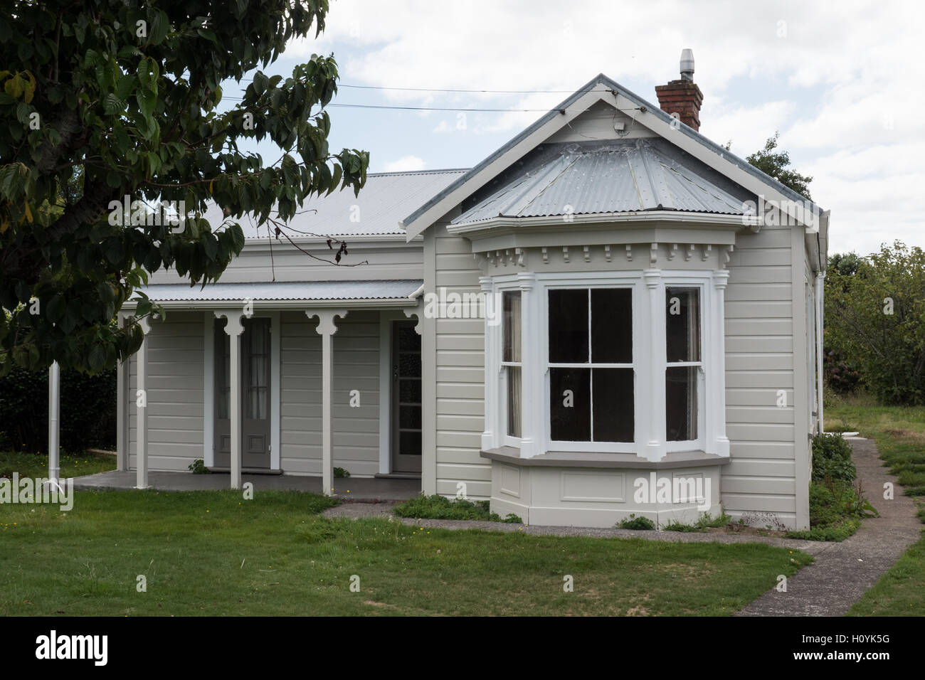 Typical homestead in Inglewood, New Plymouth, North Island, New Zealand