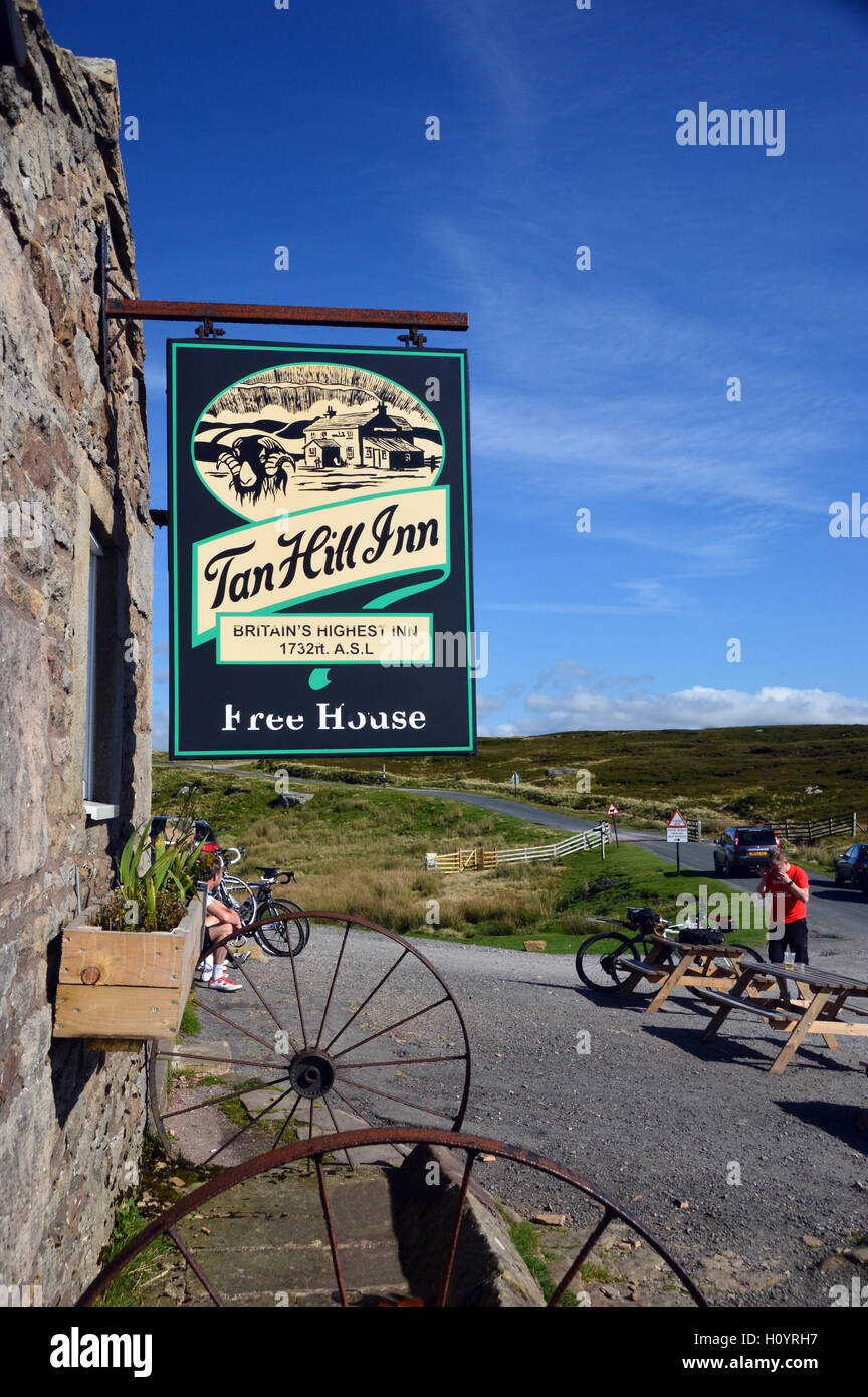 The Tan Hill Inn is the Highest Pub in the British Isles and on the
