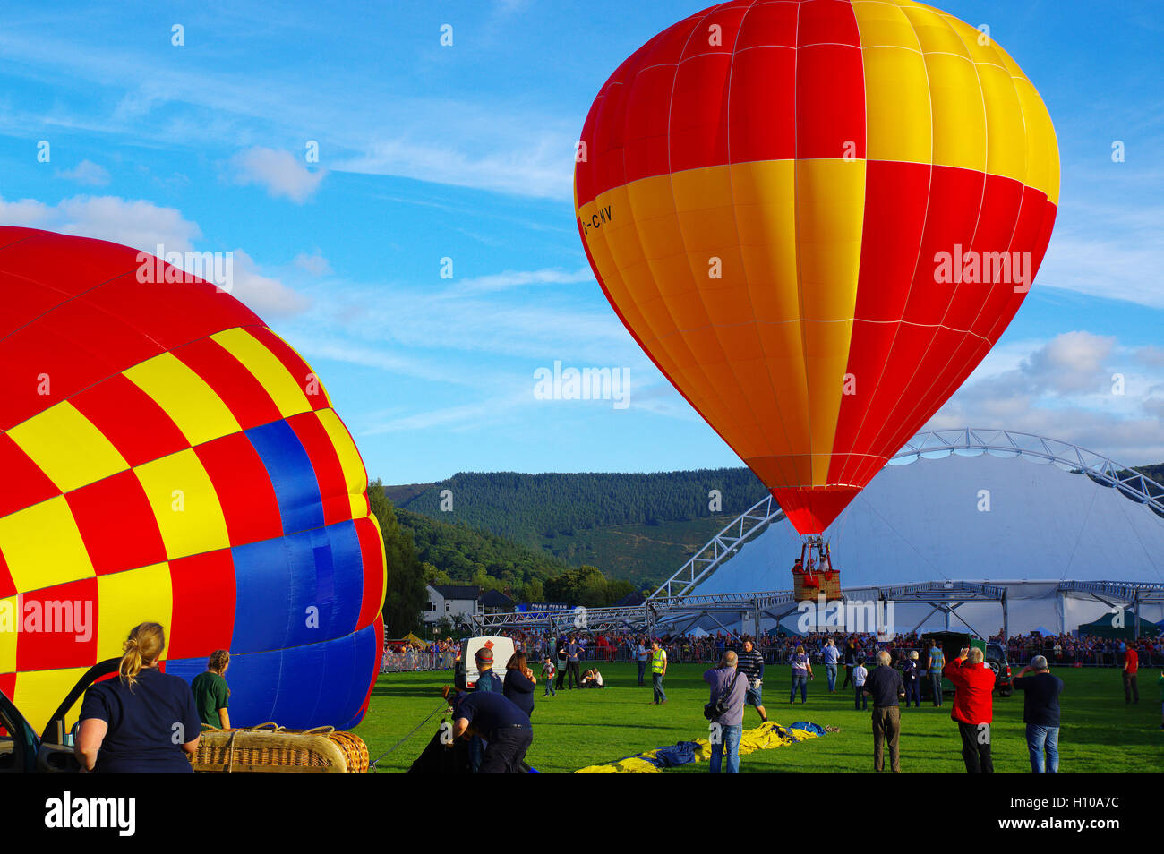 Llangollen International Balloon Festival Stock Photo Alamy