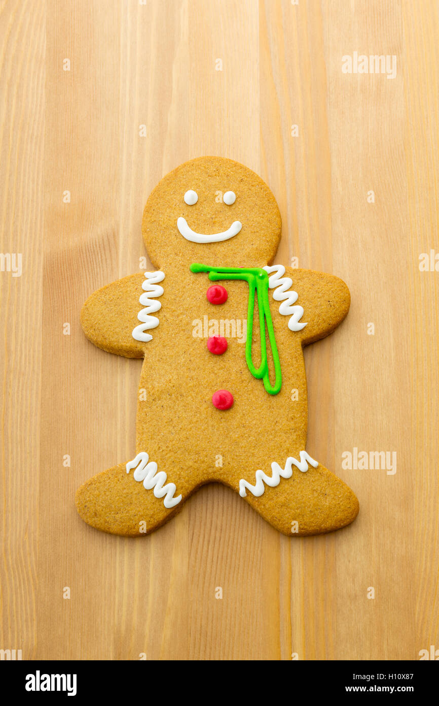 Xmas gingerbread man Stock Photo Alamy