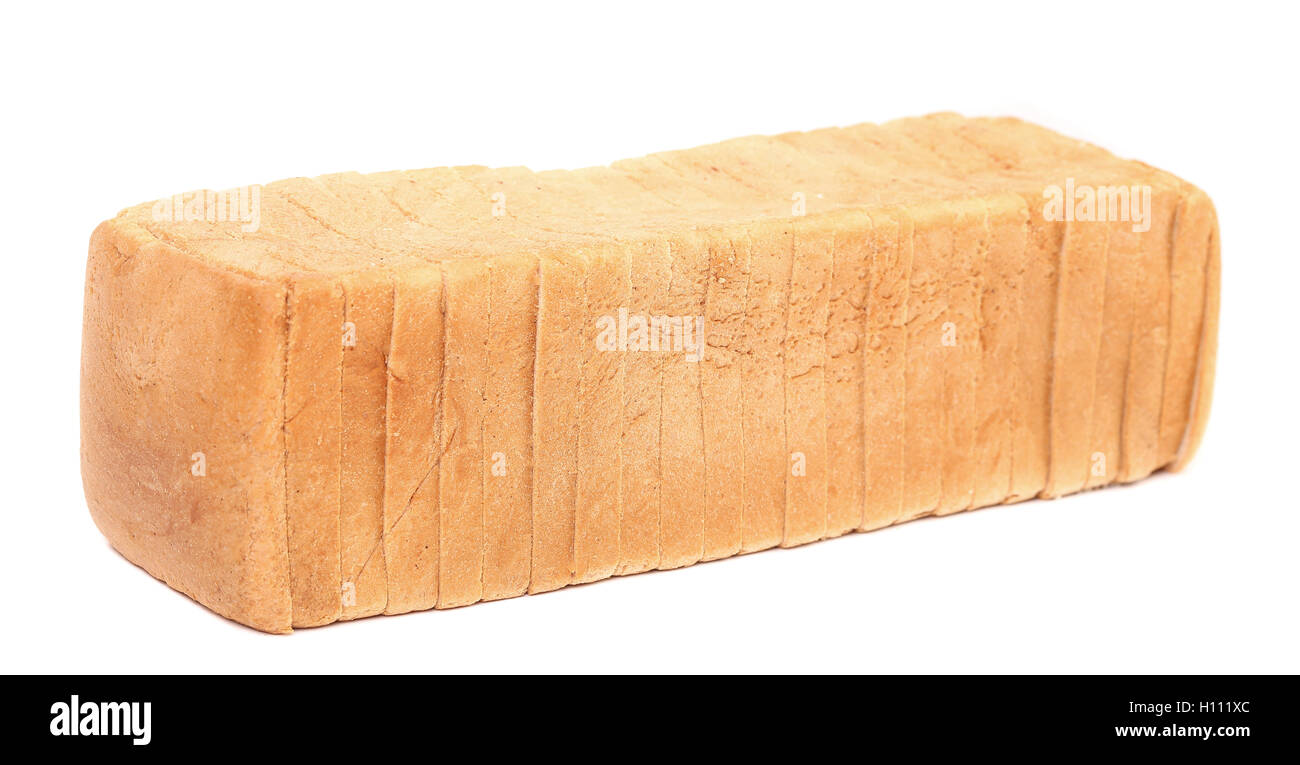 Stack of sliced white bread Stock Photo - Alamy