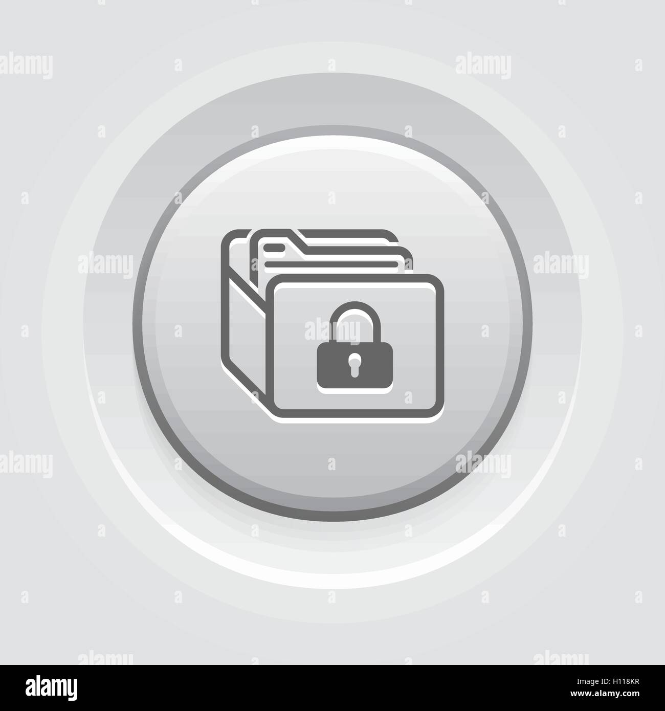 Database Security Icon. Grey Button Design Stock Vector Image & Art - Alamy