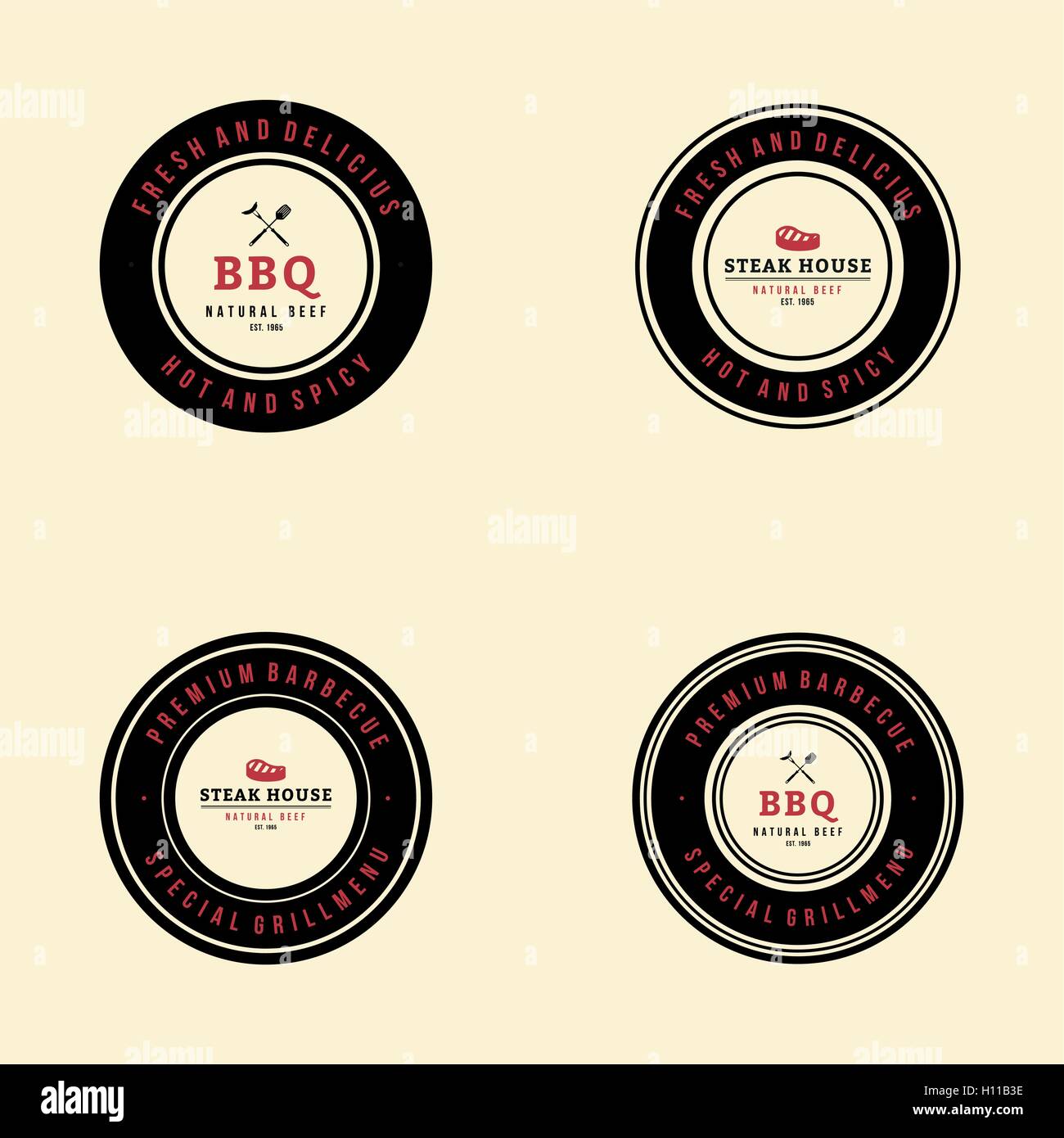 Bbq vector hi-res stock photography and images - Alamy