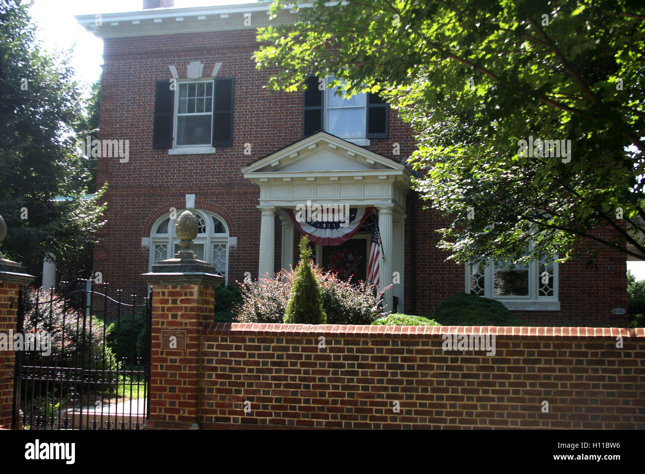 The Lucado House, in historic district of Lynchburg, Virginia, USA