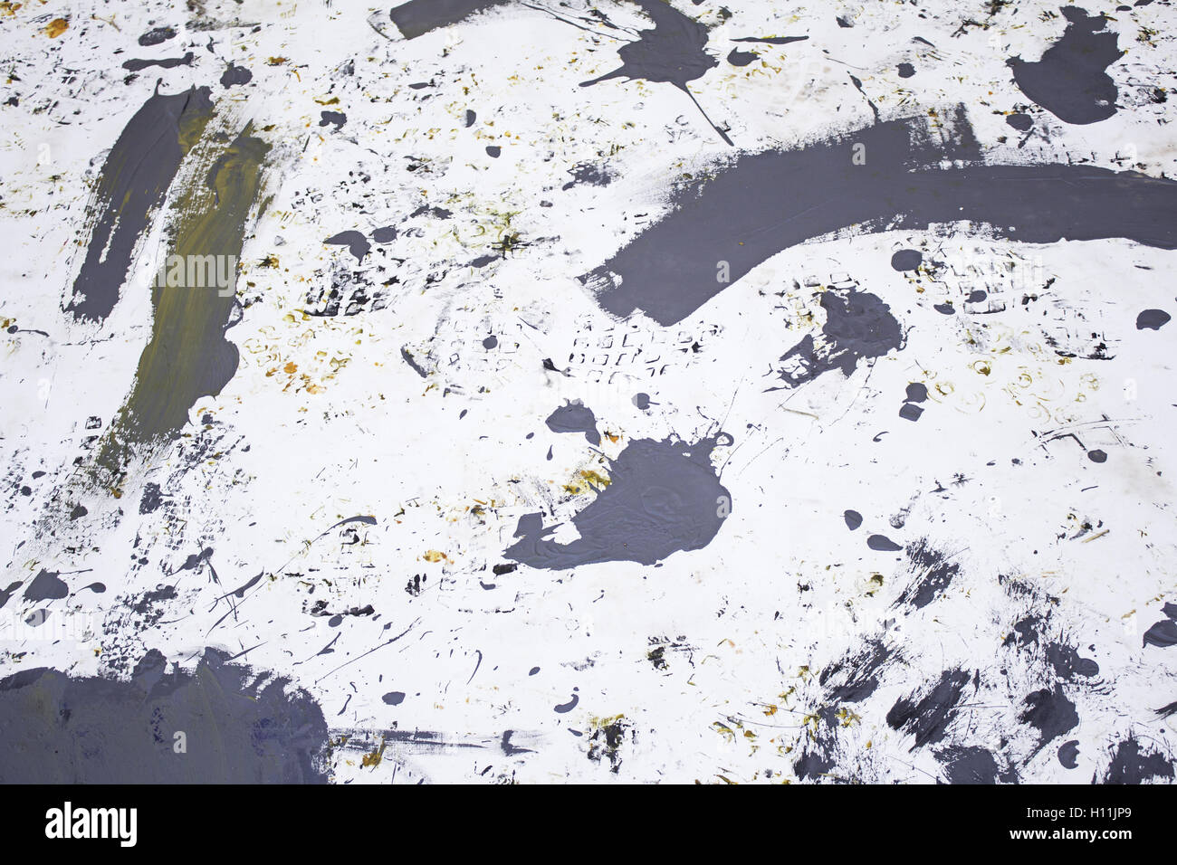 Paint stains on white fabric, decoration Stock Photo Alamy