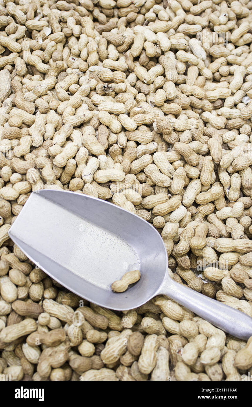 Peanuts Store bulk nuts, food and sale Stock Photo Alamy