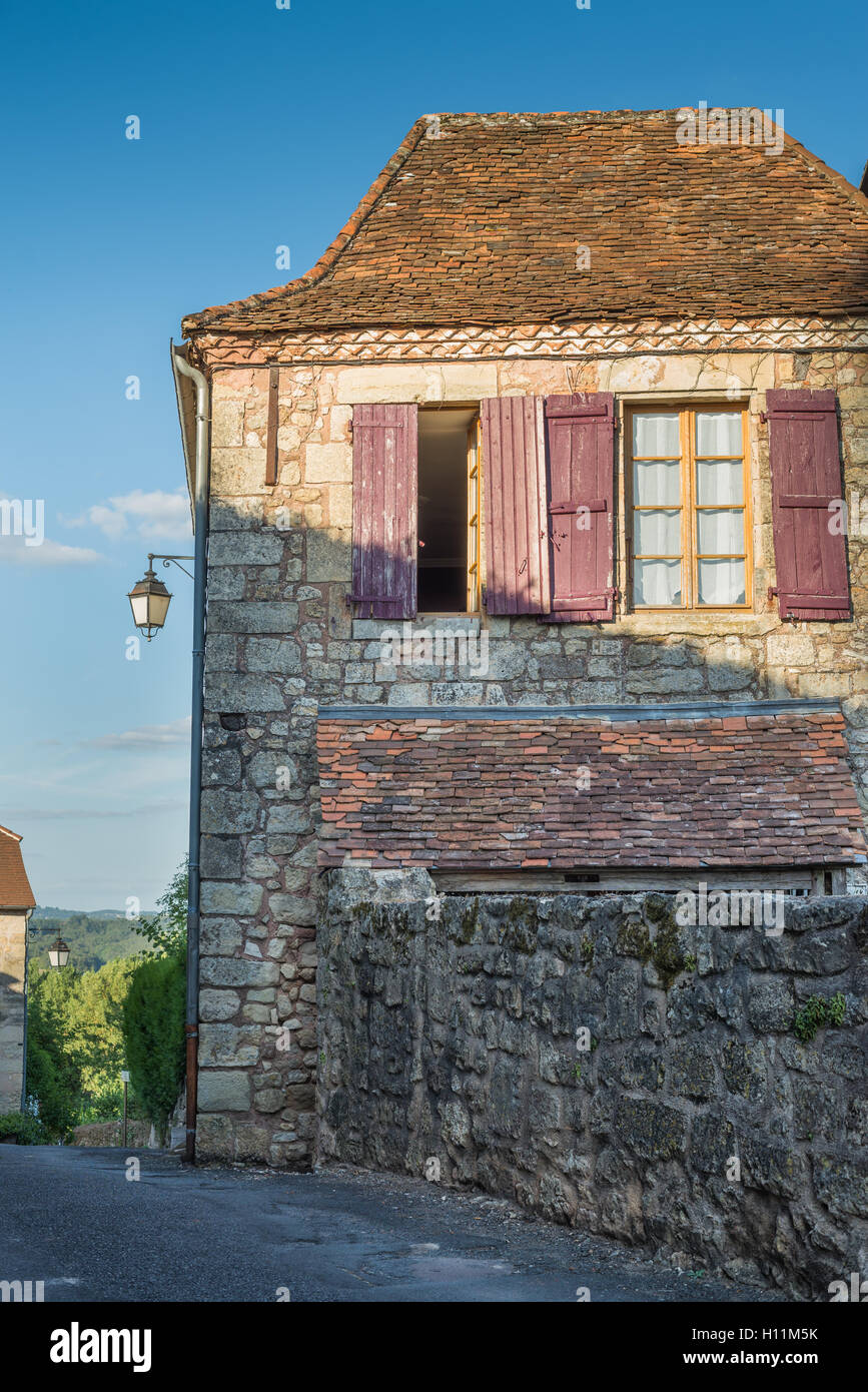 Hautefort, Perigord Noir, France, Dordogne, France, EU, Europe Stock Photo