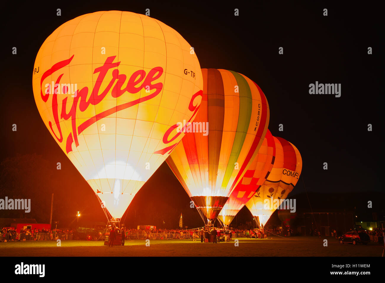 Llangollen International Balloon Festival Stock Photo Alamy