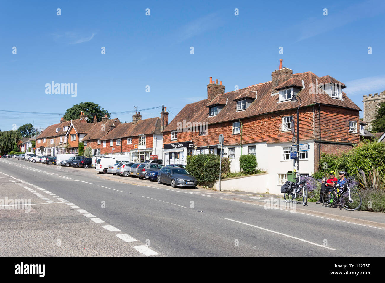 High Street, Bletchingley, Surrey, England, United Kingdom Stock Photo