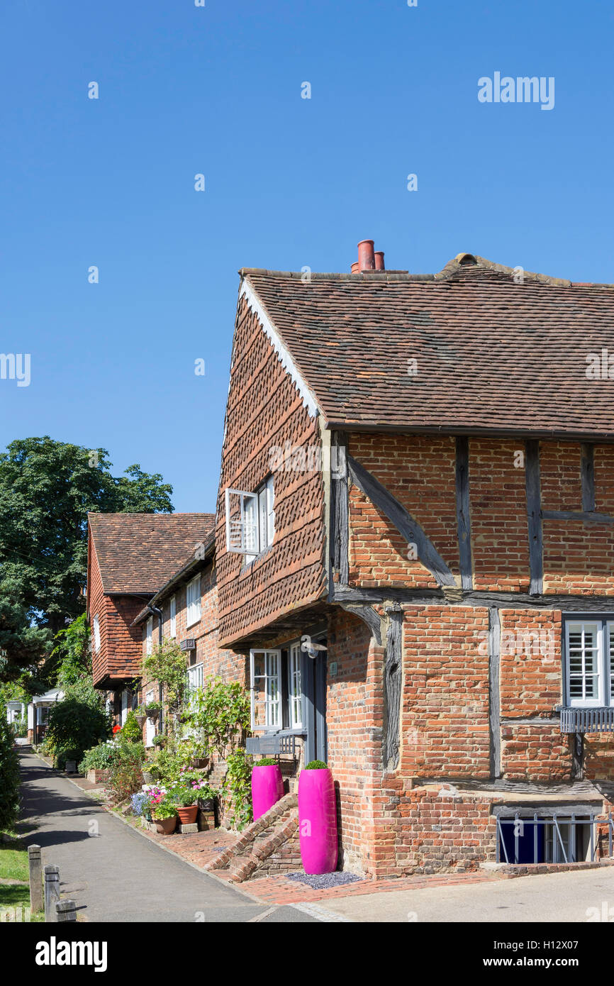 Period buildings, Church Walk, Bletchingley, Surrey, England, United