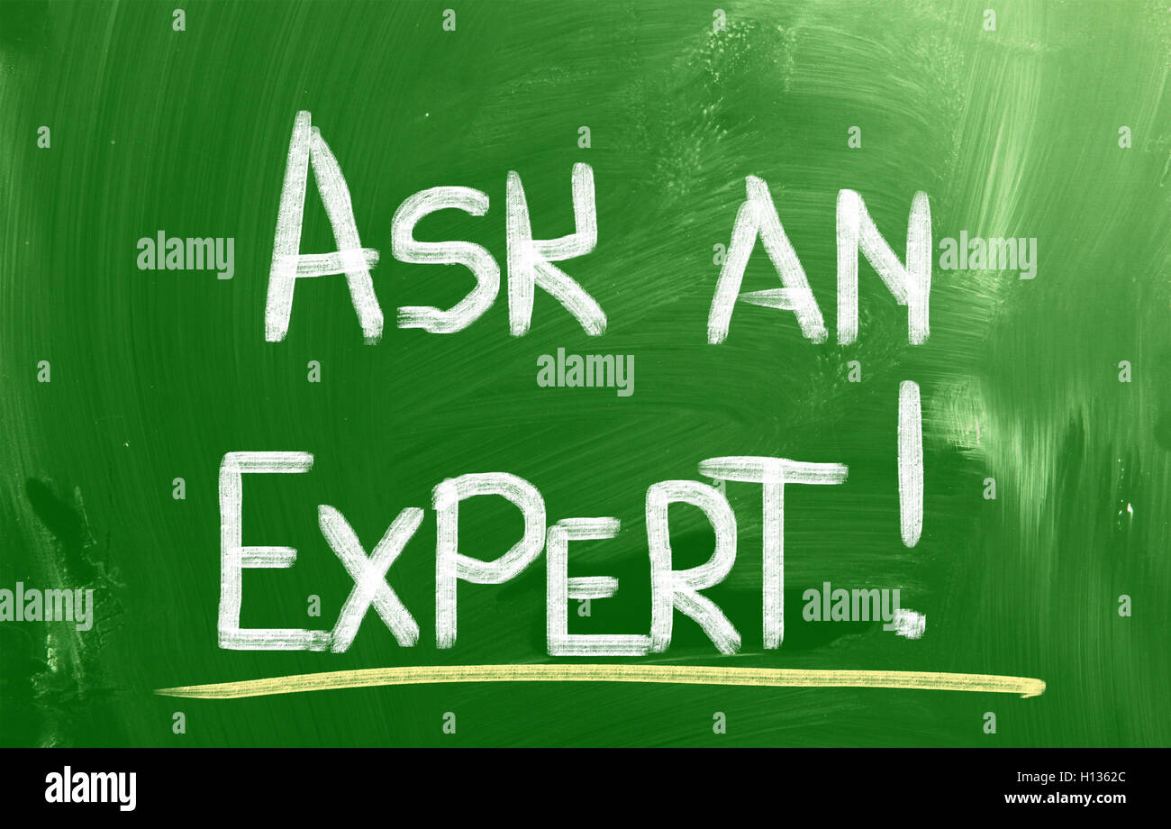 Ask An Expert Concept Stock Photo
