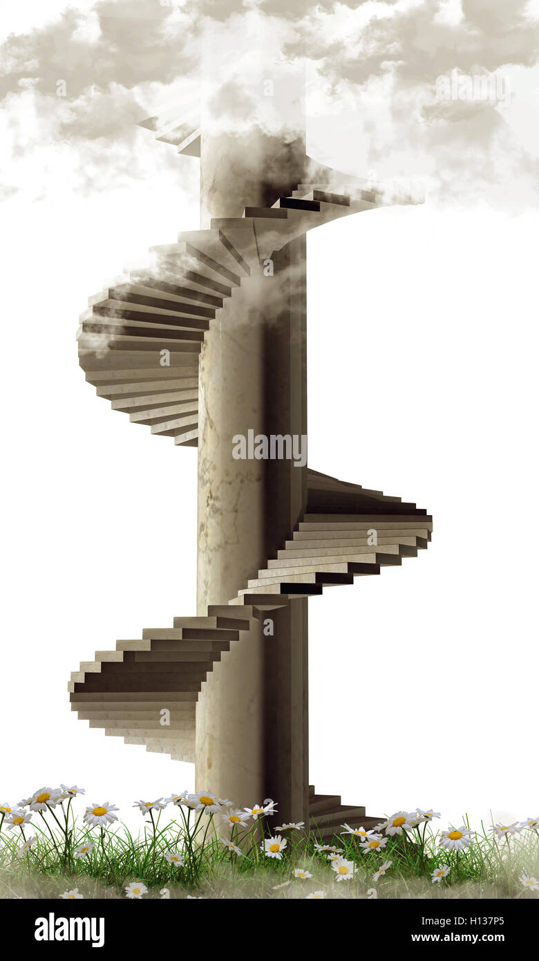 Stairway to heaven concept hi-res stock photography and images - Alamy