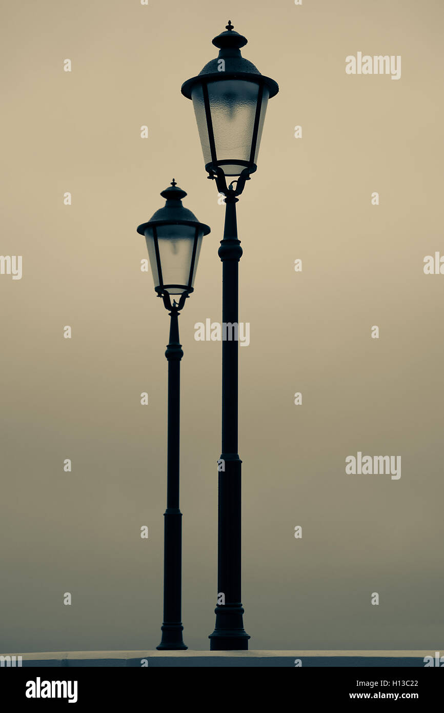 Old street lamp glass hi-res stock photography and images - Alamy