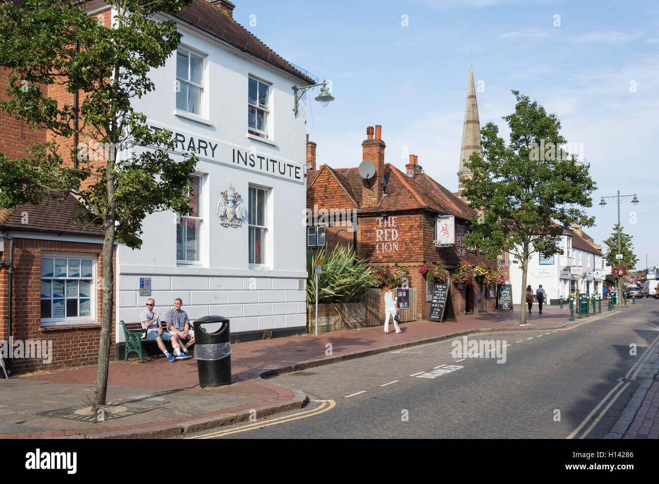 Egham town centre high street hires stock photography and images Alamy