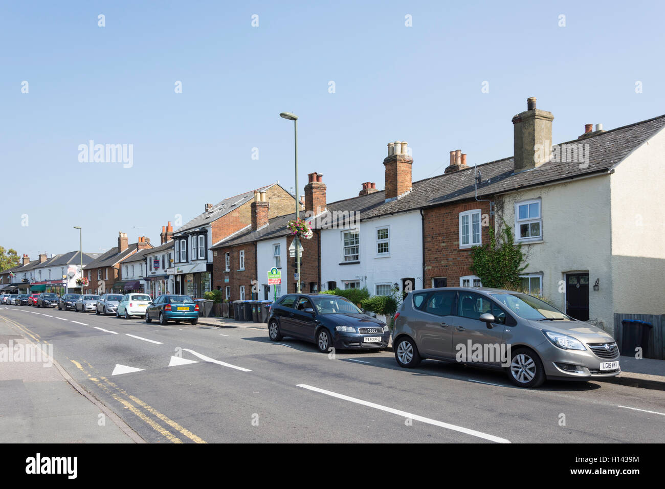 St.Jude's Road, Englefield Green, Surrey, England, United Kingdom Stock