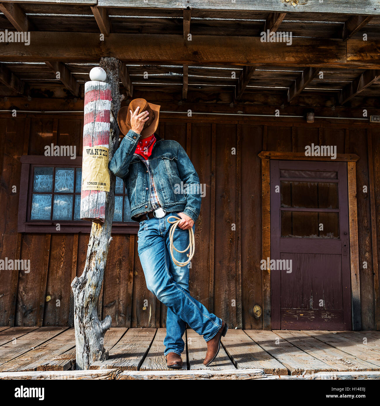 cow boy spirit Stock Photo