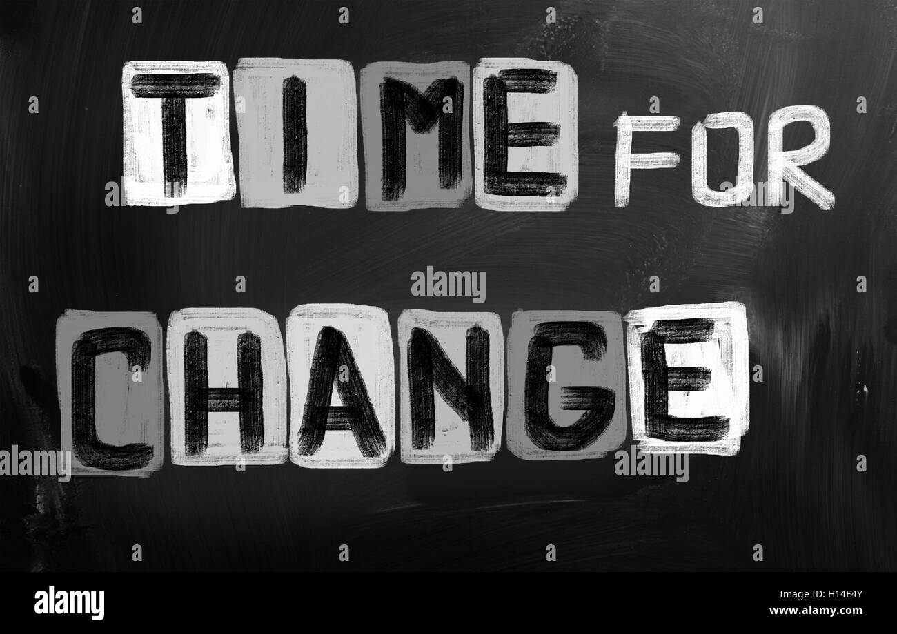 Time For Change Concept Stock Photo