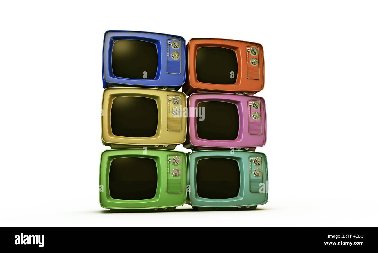old tv Stock Photo Alamy