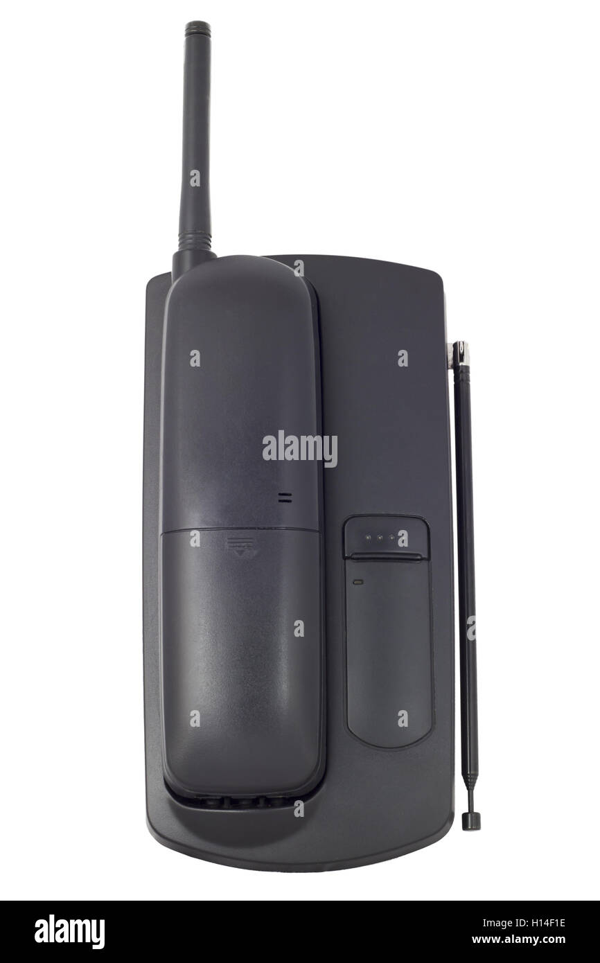 Office stationary radio telephone Stock Photo - Alamy