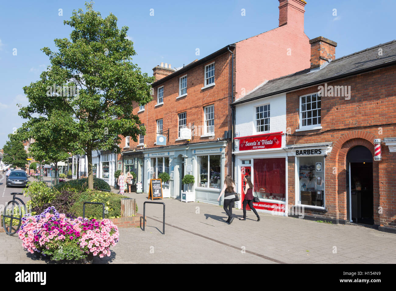 High Street, Hartley Wintney, Hampshire, England, United Kingdom Stock