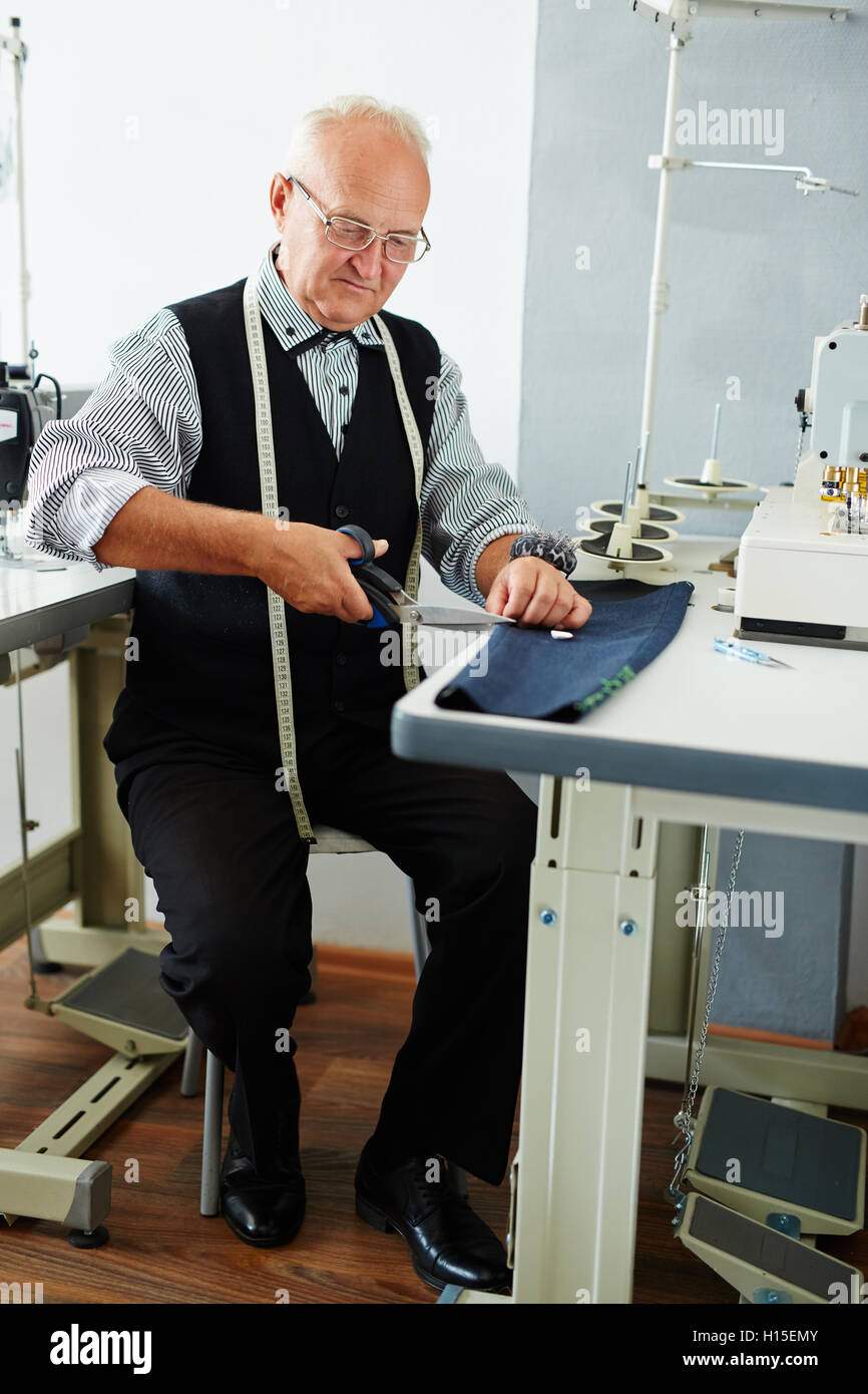 Work of tailor Stock Photo Alamy