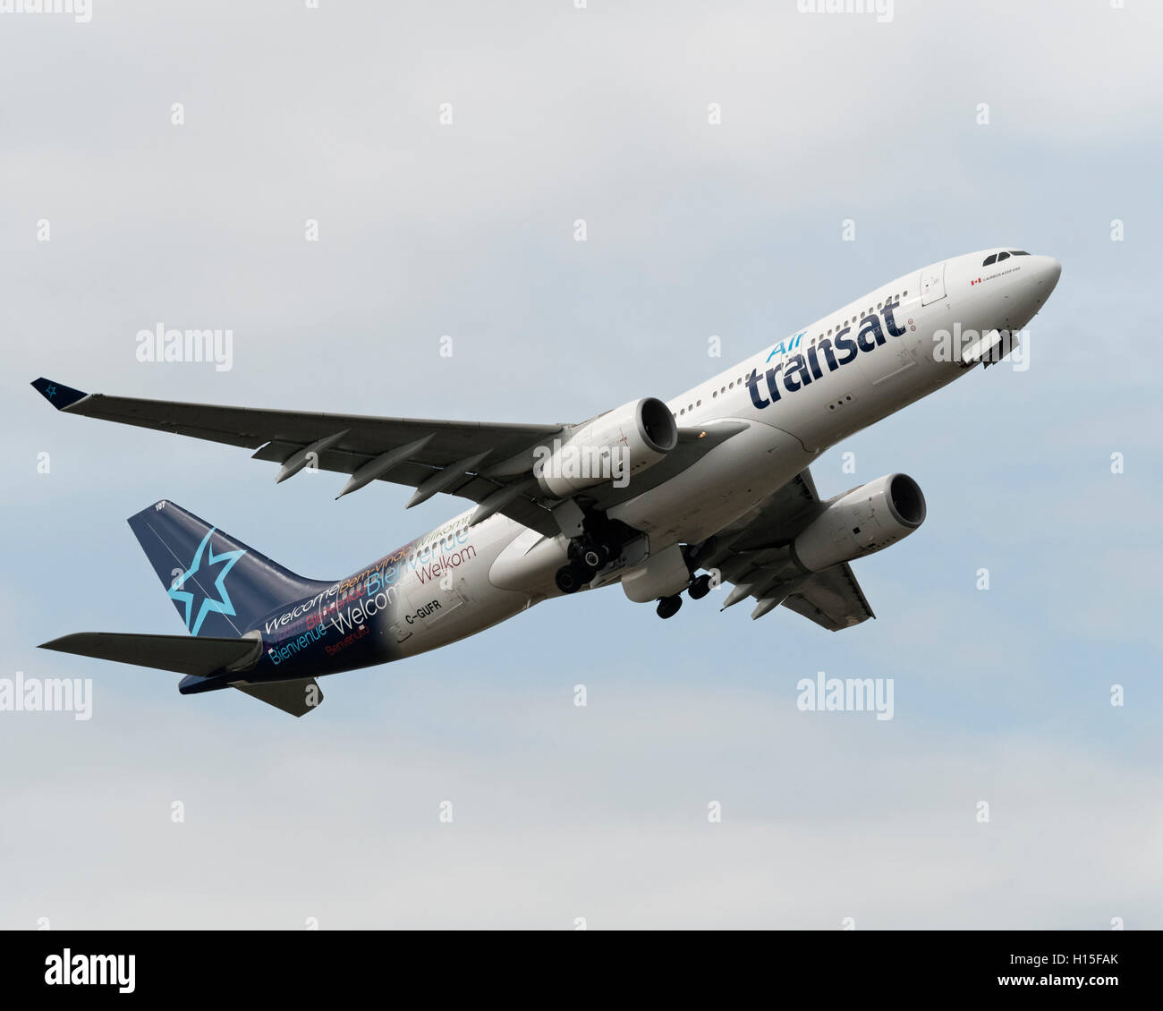 Air Transat Airbus A330-200 C-GUFR Stock Photo