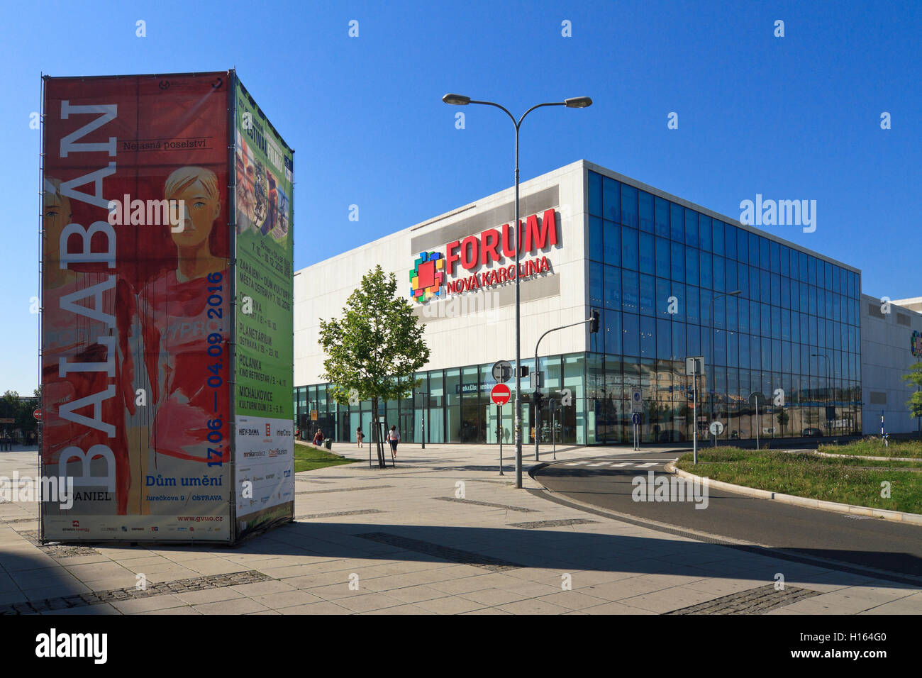 Shopping centre Forum Nová Karolina Ostrava. Czech Republic Stock Photo -  Alamy