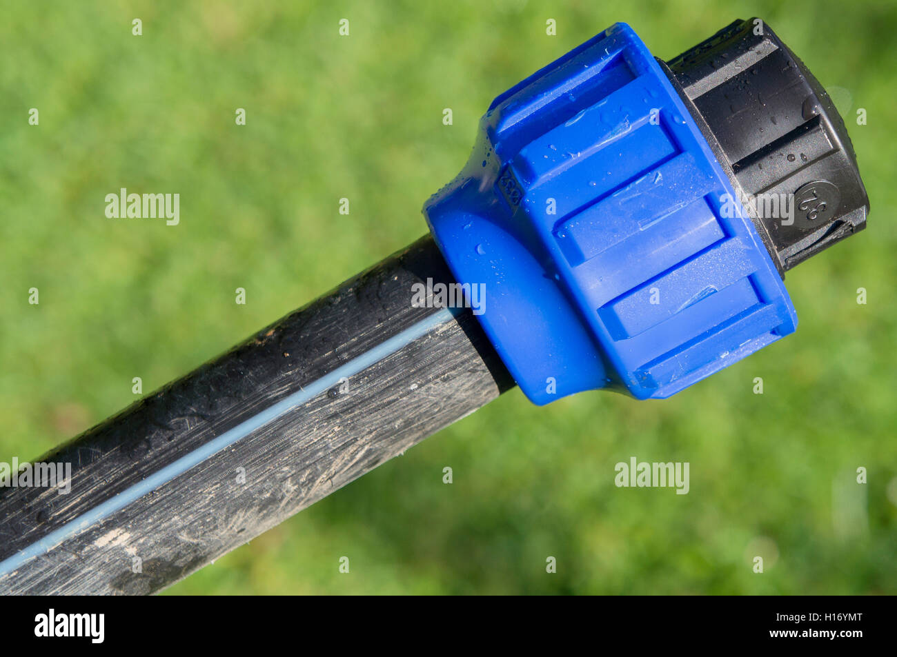 PE 100 drinking water pipe, line, piping system, HDPE (High Density Polyethylene), plastic