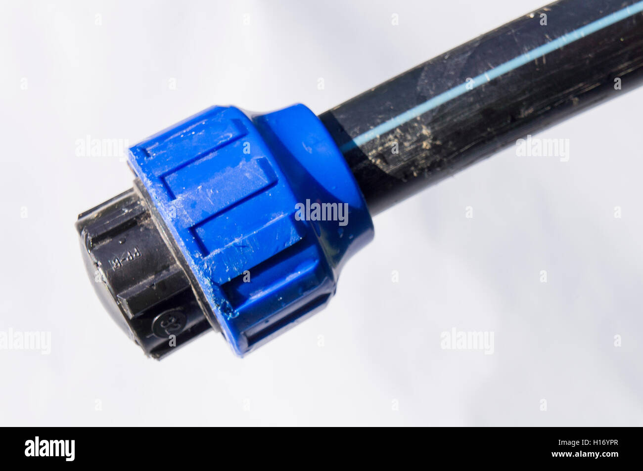 PE 100 drinking water pipe, line, piping system, HDPE (High Density Polyethylene), plastic