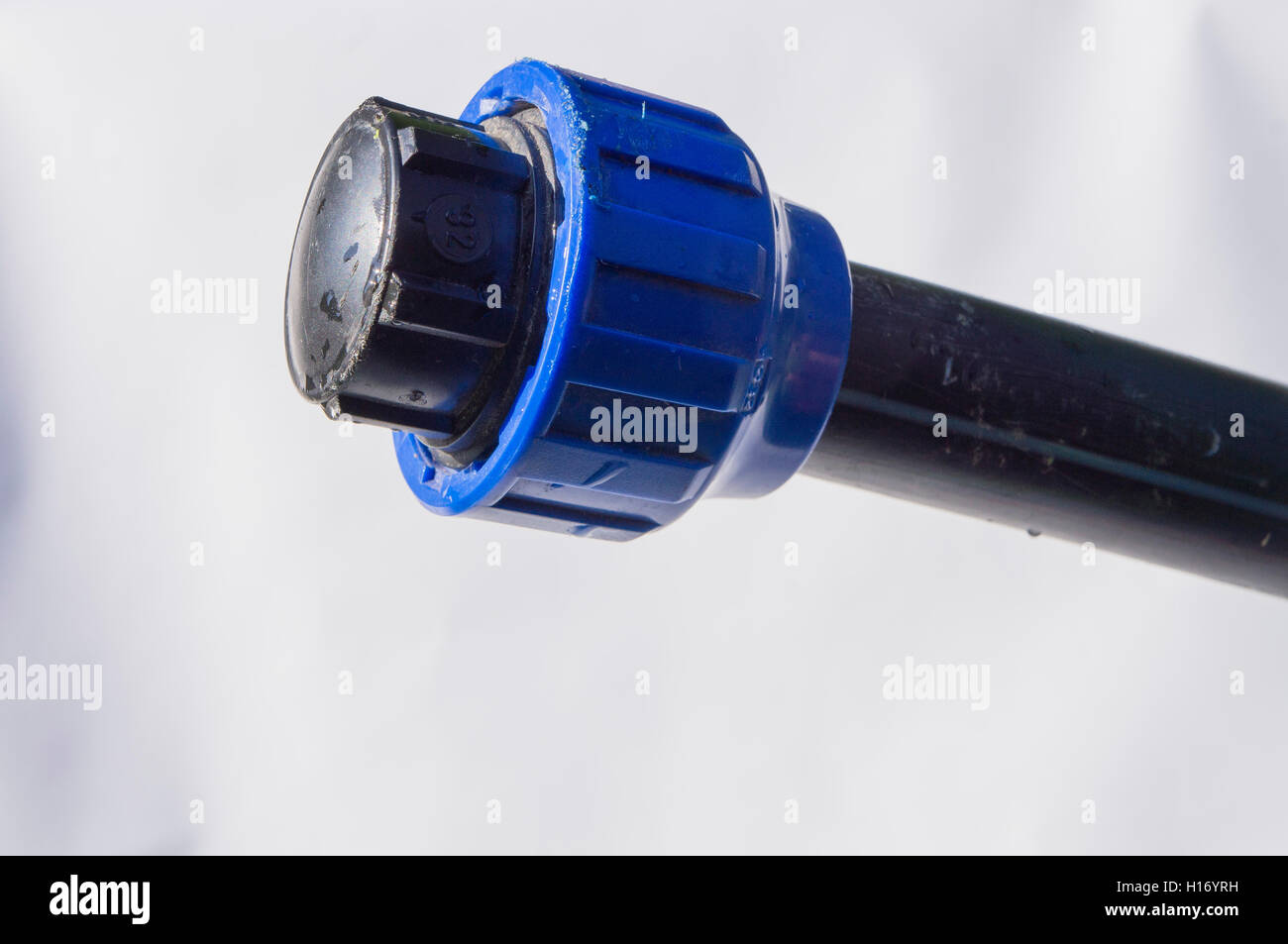 PE 100 drinking water pipe, line, piping system, HDPE (High Density Polyethylene), plastic