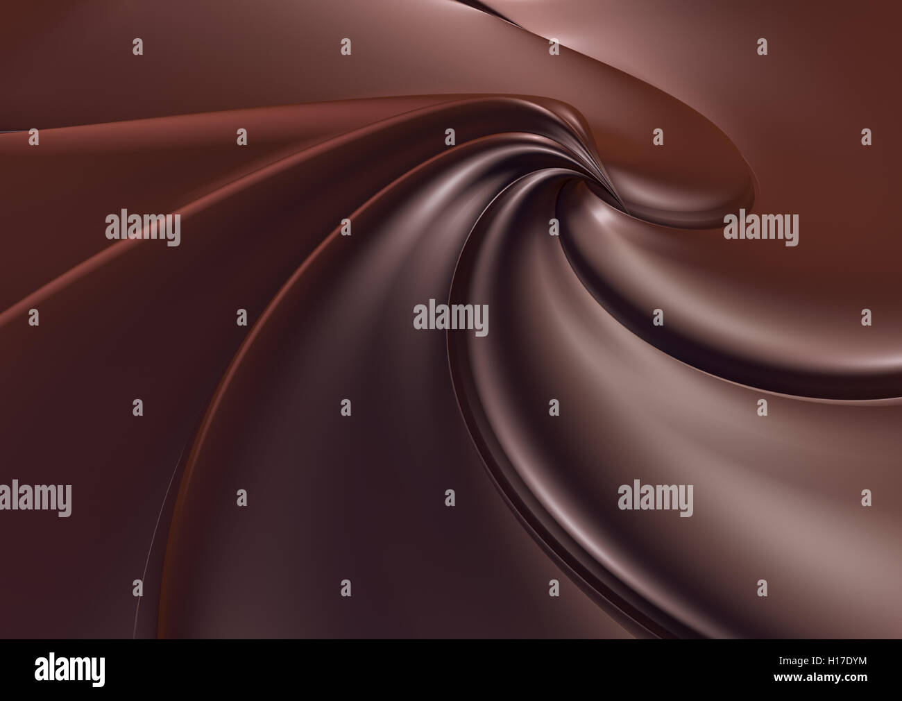 Liquid dark chocolate swirl, abstract background Stock Photo - Alamy
