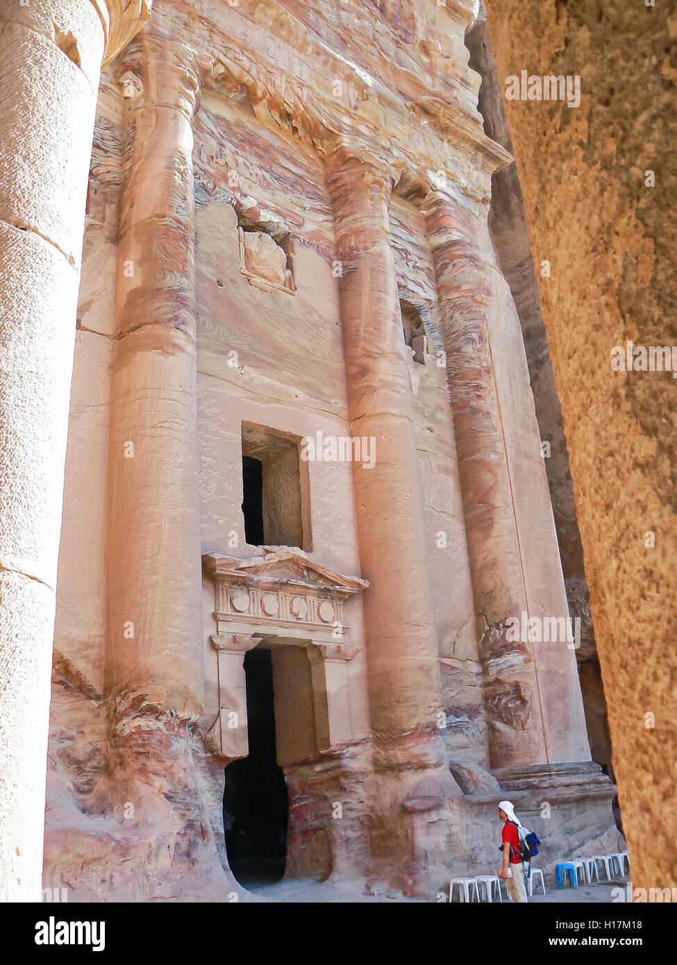Tombs of Petra, Jordan Stock Photo
