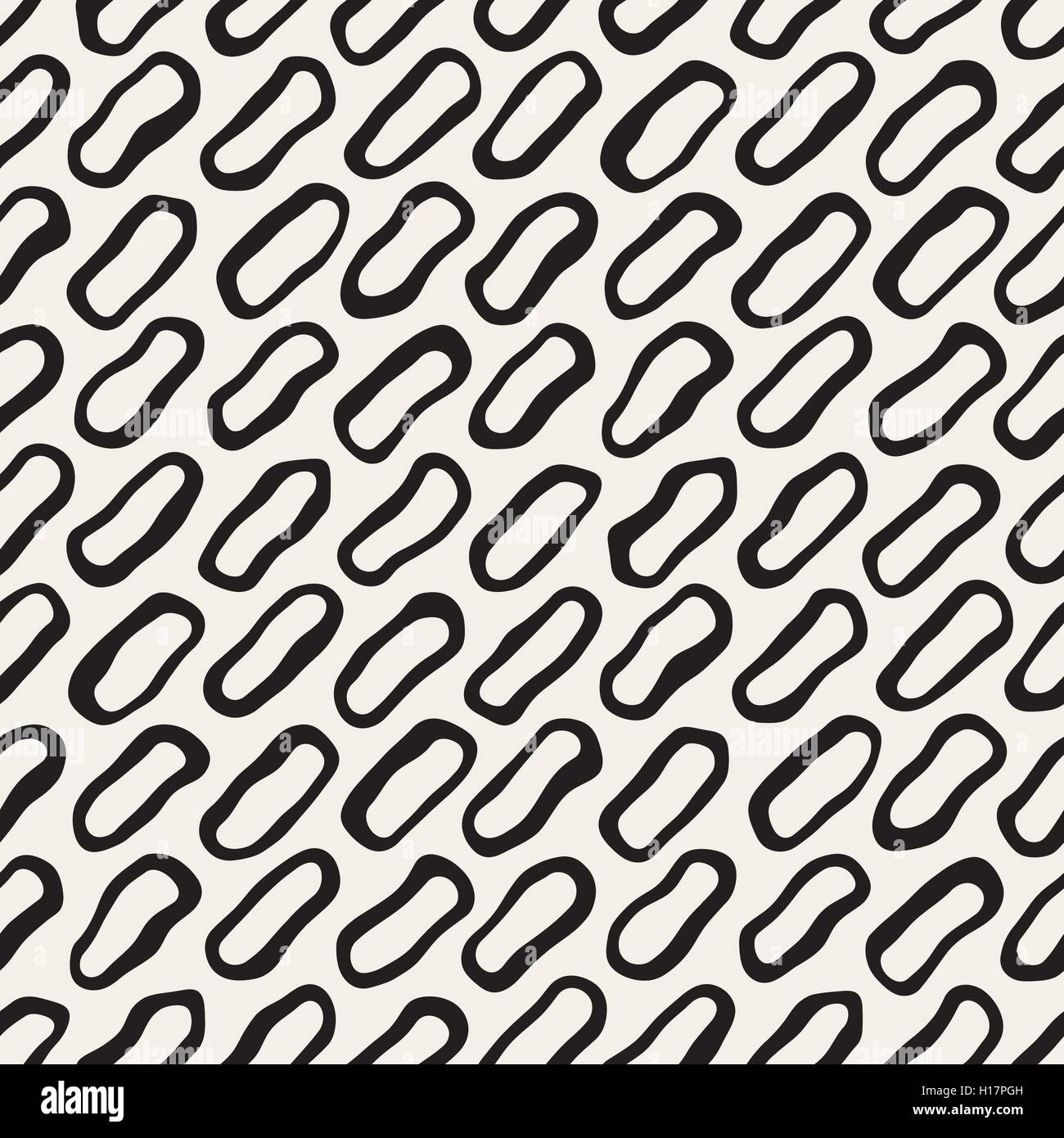 Vector Seamless Black and White Diagonal Lines Pattern Stock Vector ...