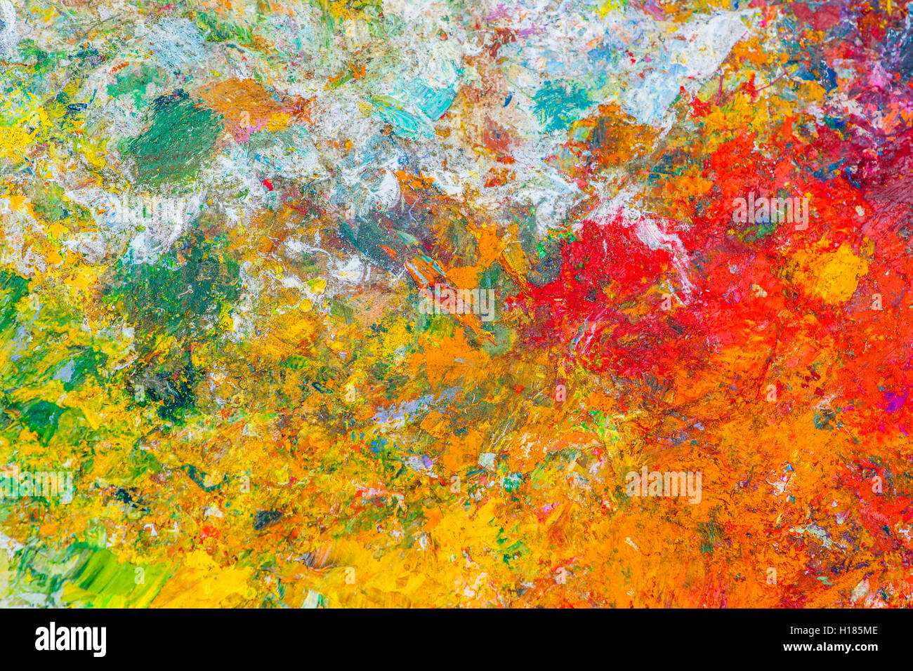 Oil color palette hires stock photography and images Alamy