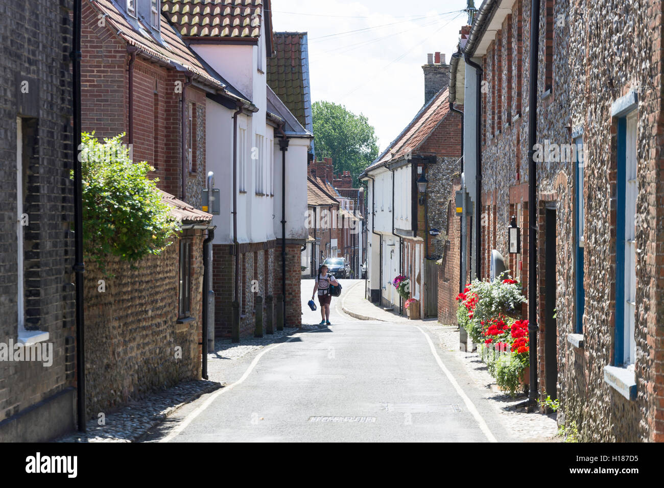 Bridewell Street, Little Walsingham, Norfolk, England, United Kingdom Stock Photo