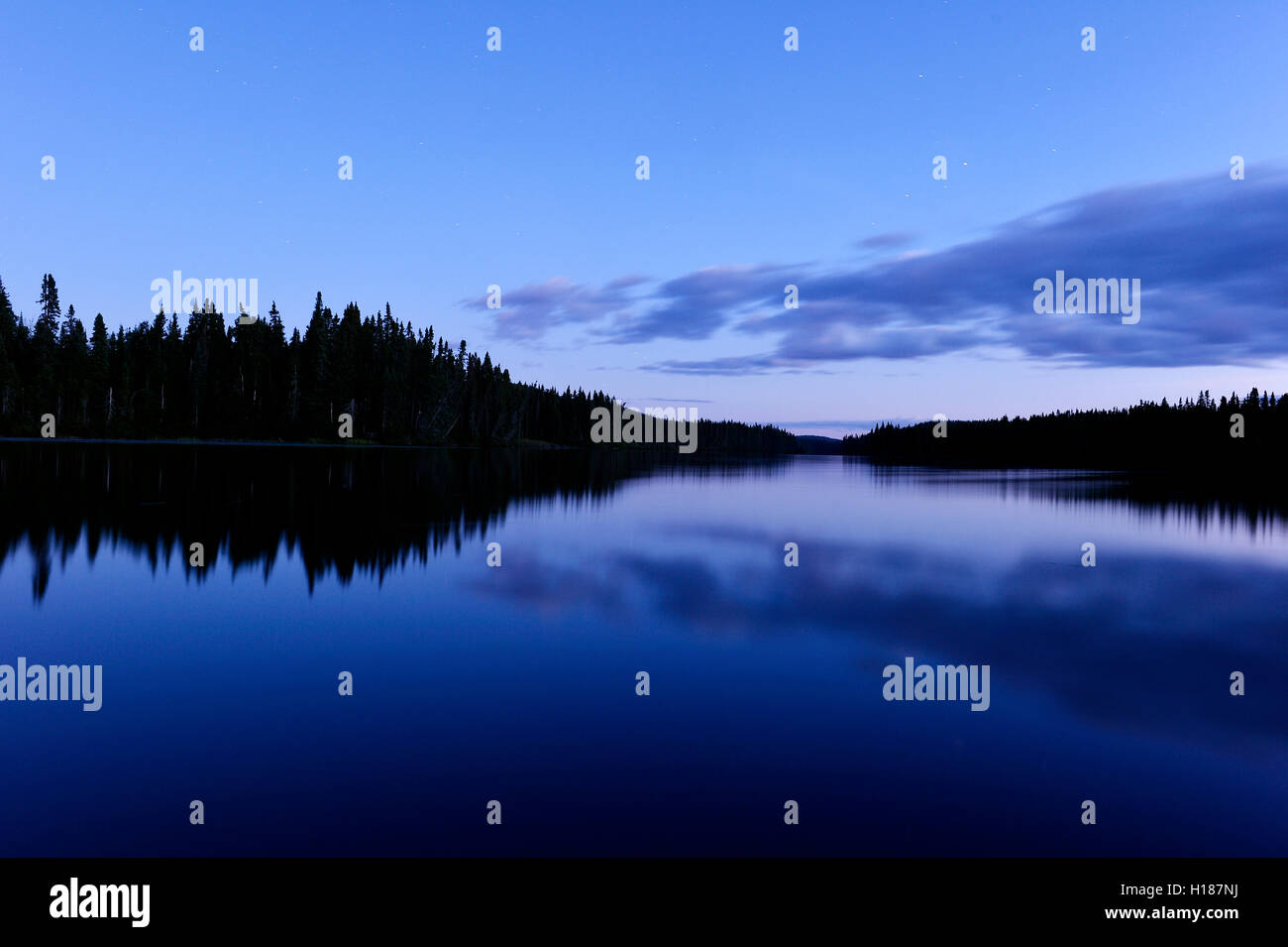 Edward lake in Mauricie, Quebec, Canada Stock Photo - Alamy