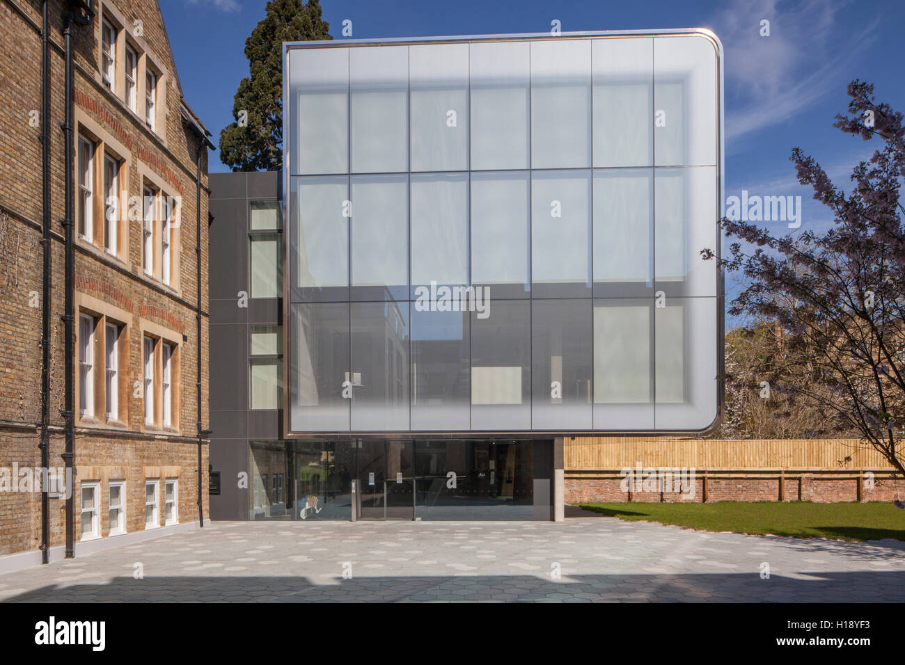 Zaha Hadid, Investcorp building , Middle East Centre,St Anthony's college, Oxford Stock Photo