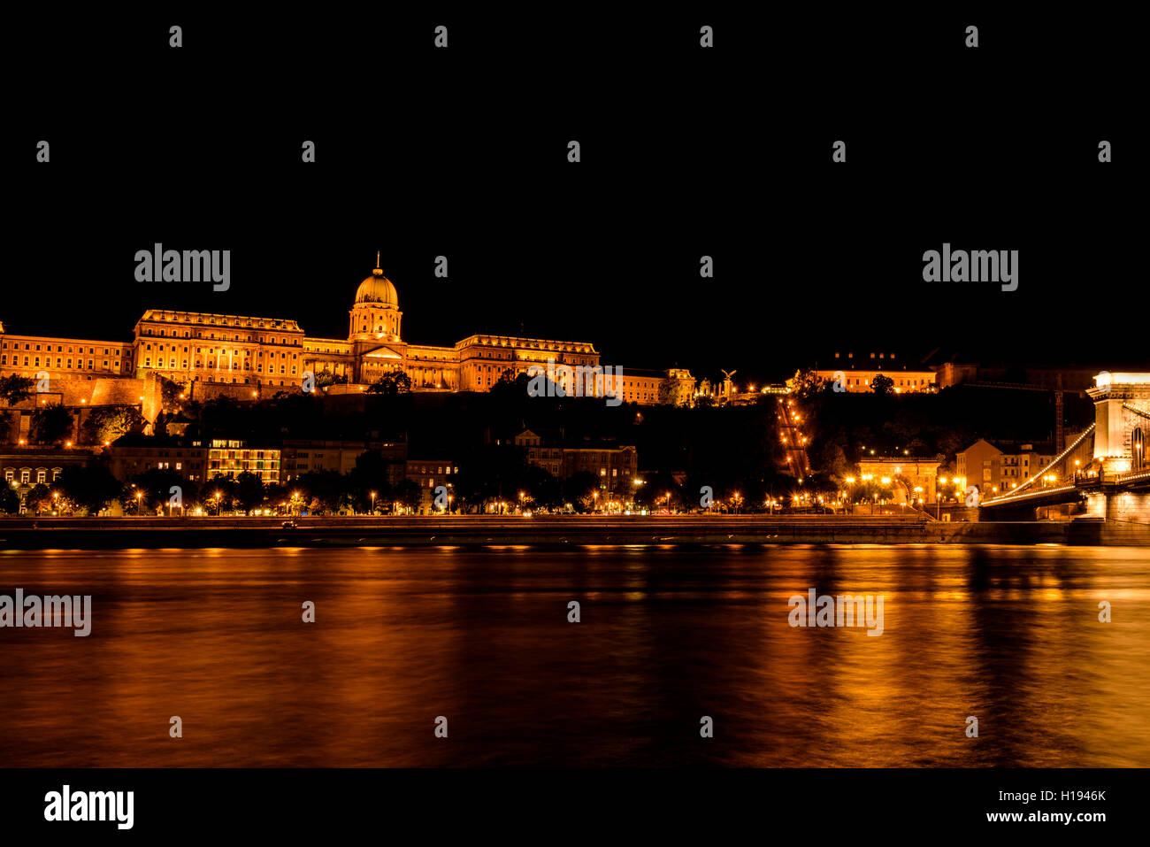 Buda Castle, also known as Royal Palace or Royal Castle. Stock Photo